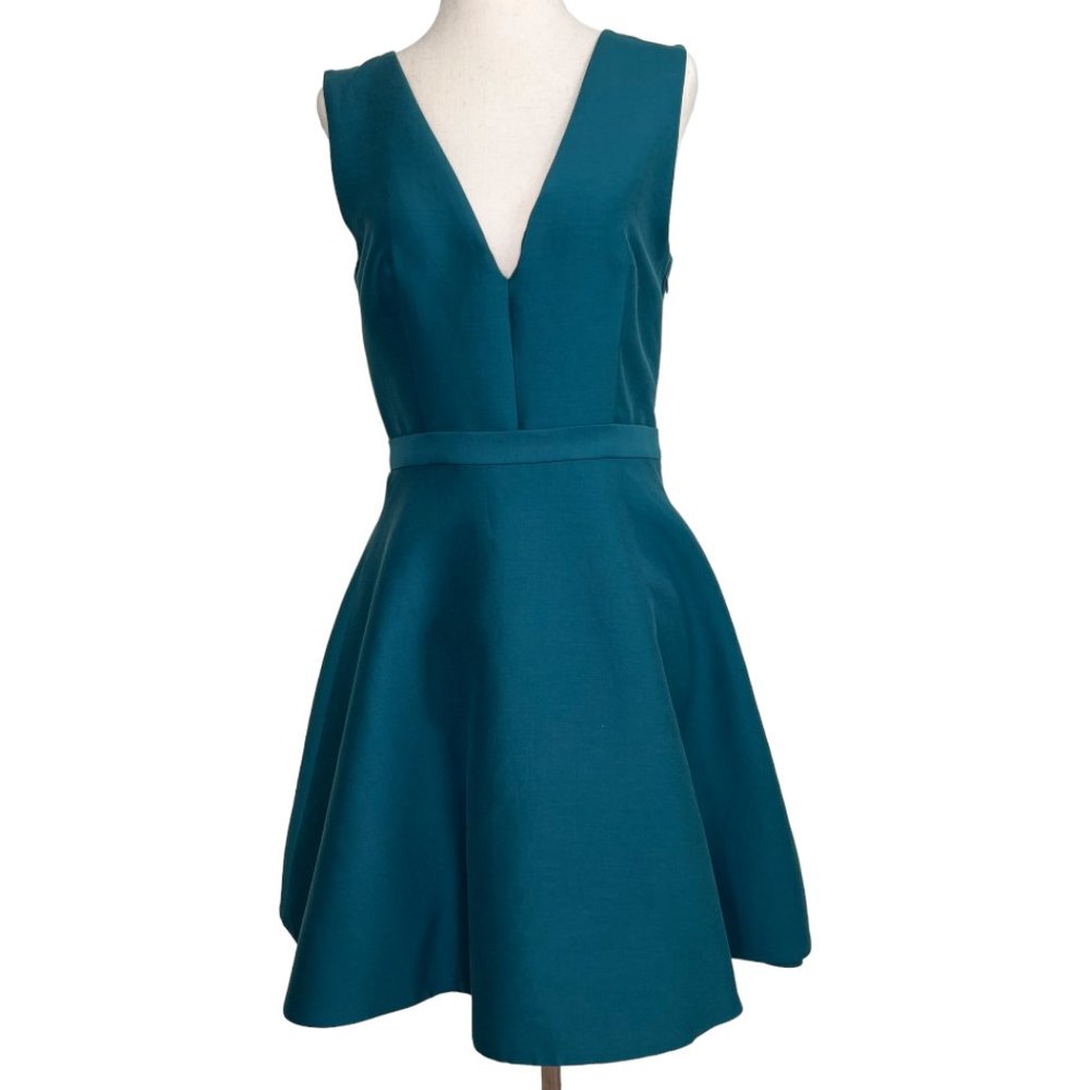 Halston Heritage Cocktail Mini Flare Dress